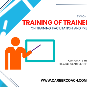Training of Trainers (TOT) on Training, Facilitation, and Presentation Skills