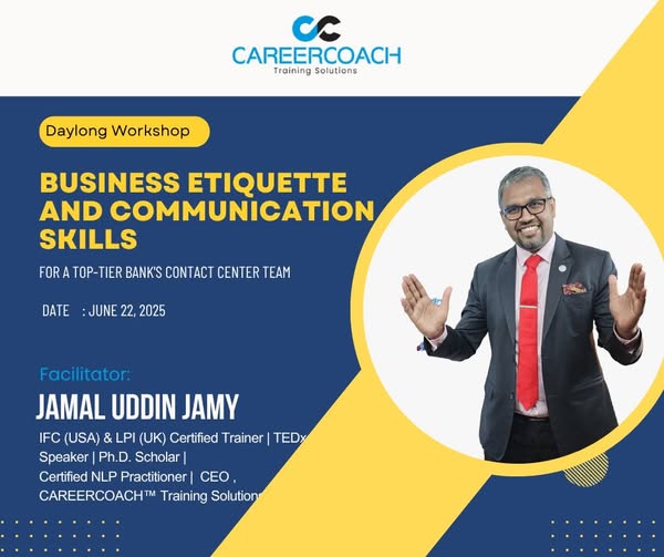 CAREERCOACH Elevates Customer Service with Business Etiquette and Communication Skills Workshop for a Top-Tier Bank